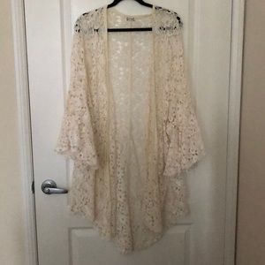 Cream kimono